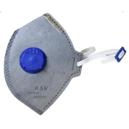 imagem do produto Máscara Hospitalar KSN PFF2 Com Válvula e Carvão Ativado 20.02Co MH CA 10579 Anvisa