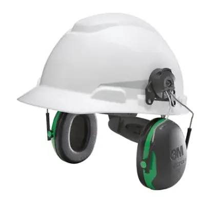 imagem do produto Capacete 3M H700 Ajuste Fácil Acoplado com Abafador Peltor X1P3E Haste Metálica