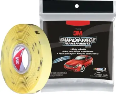 imagem do produto Fita Dupla Face Transparente Automotiva 5369T 3M 12MM X 20M para Frisos e Emblemas HB004072789