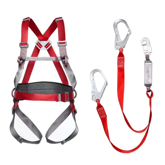 Cinturão Paraquedista CP 1201 4 Pontos de Conexão + Talabarte Duplo em Y 1,35M, Absorvedor e Gancho 55MM CP2101 CA 45433