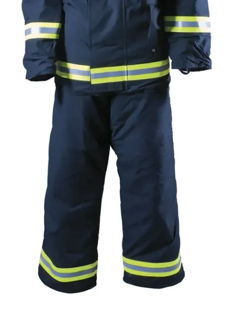 Calça para Bombeiro Refletiva Hércules HJ910T2 Impermeável Resistência ao Corte, Abrasão e Temperatura 250ºC CA 31931
