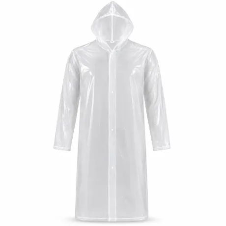 Capa de Chuva PVC Forrado Standard Brascamp Incolor CA 28449
